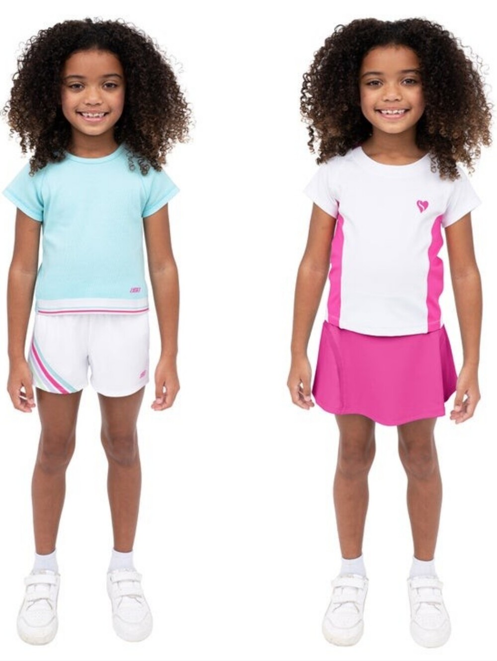 Skechers Kids' 4-piece Tee & Skort Set